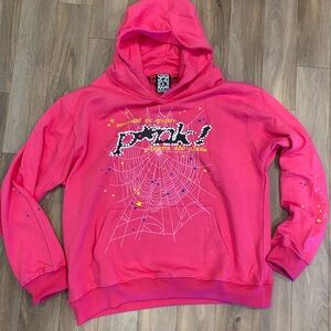 Pink Sp5der hoodie